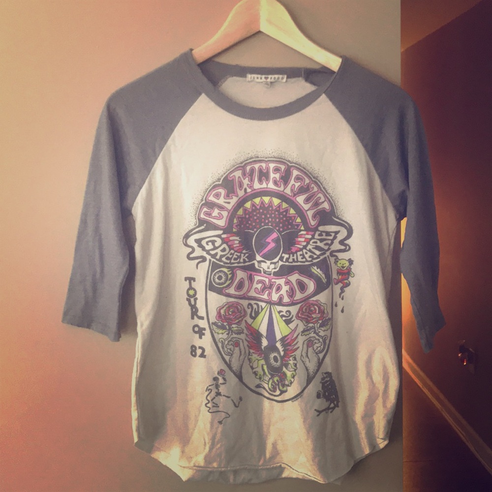 Small Junk Food “Grateful Dead” Baseball T-Shirt